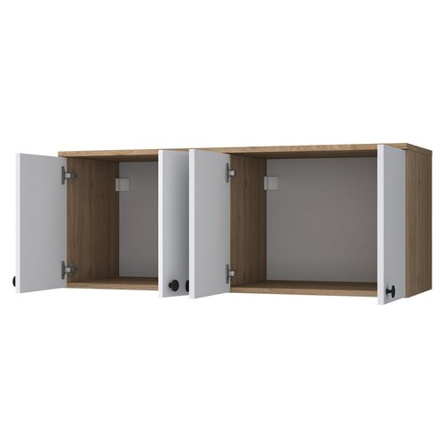Szafka ścienna Bany Walnut and White