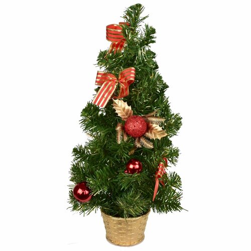Caronia karácsonyi díszített fa, 45 cm