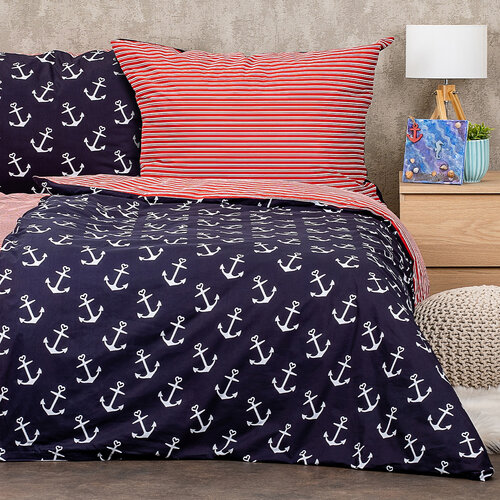 Lenjerie de pat din bumbac 4Home Marine, 140 x 200 cm, 70 x 90 cm