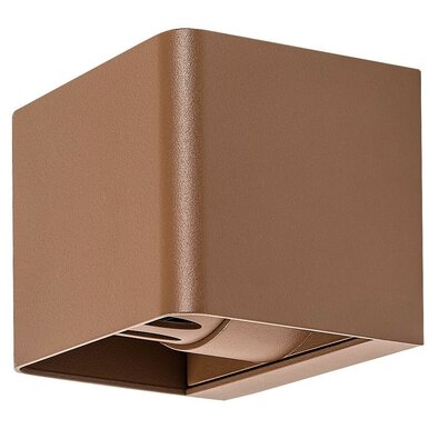 Rabalux 77169 zewnętrzna lampa ścienna LEDHallstatt, 10 W, brązowa