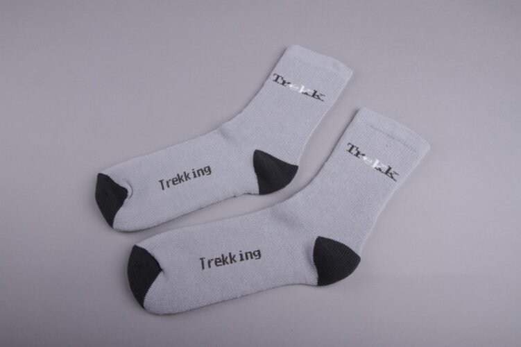 Ponožky treking, bílá, 23 - 25