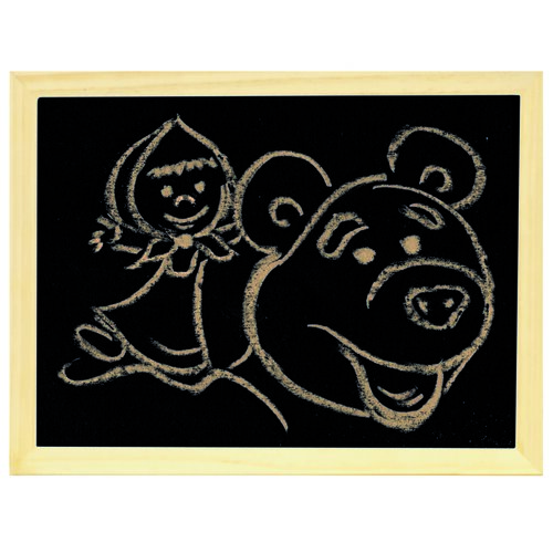Bino Magnetická tabuľka Máša a medveď, 31 x 23,5  x 3,5 cm