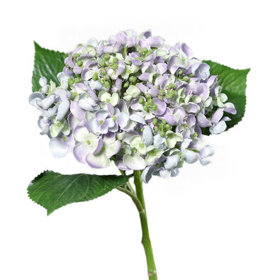 Hortensie artificială violet deschis, 44 cm