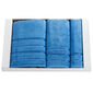 Dárkový set ručníků Nicola modrá, sada 3 ks