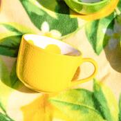 Altom Sada keramických jumbo hrnků Tropicana citron 470 ml, 2 ks