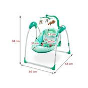 Caretero Dětské houpací lehátko s hračkami Loop