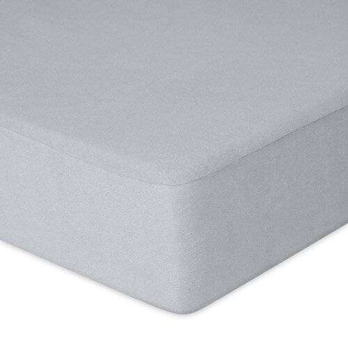 Matex Froté cearșaf impermeabil gri deschis, 60 x 120 x 10 cm