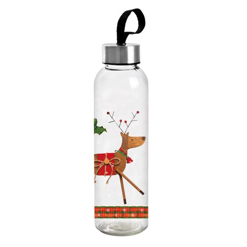 Sticlă pentru băuturi Toro Detox Xmas, 500 ml