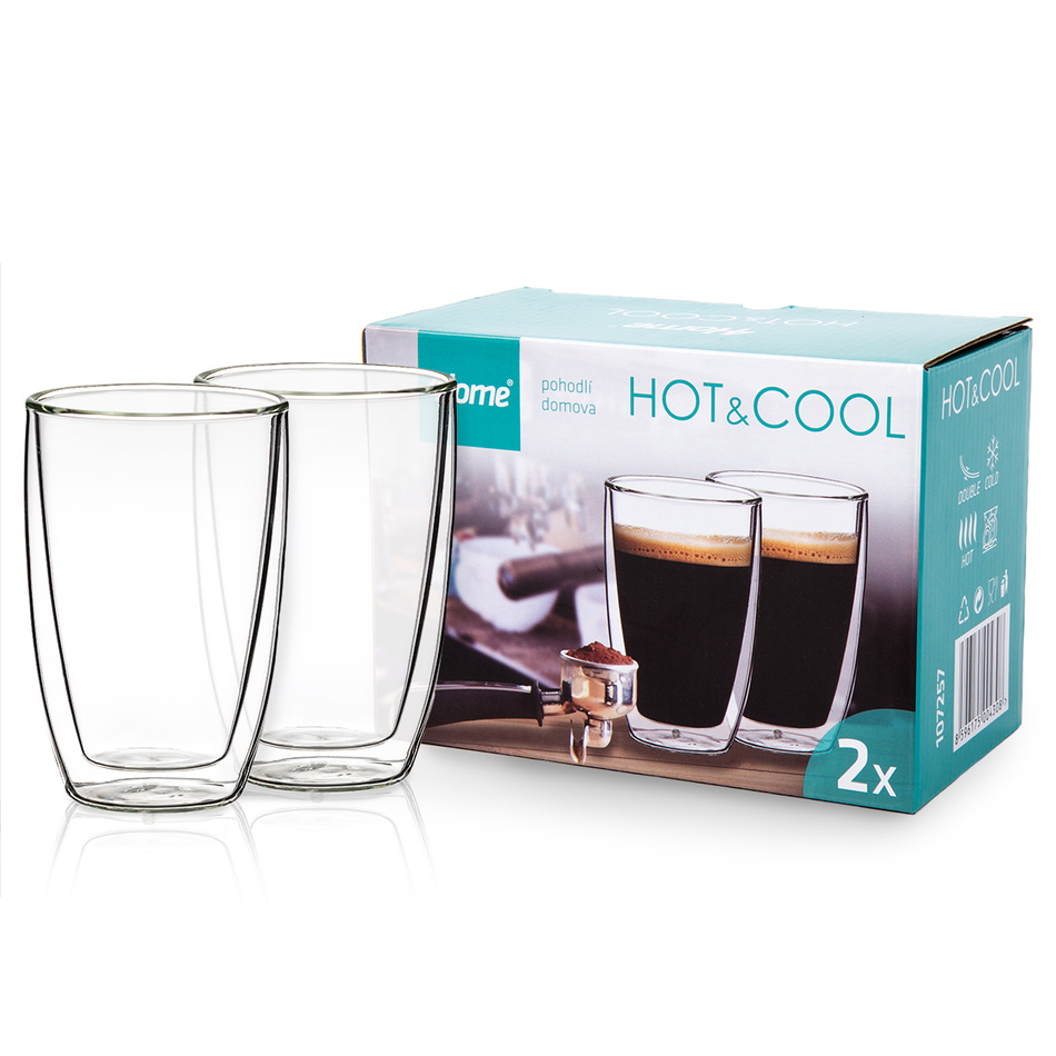 4Home Termo sklenice na kávu Hot&Cool 200 ml, 2 ks