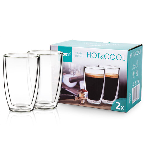 4Home Hot&Cool Kaffee-Thermogläser 200 ml, 2 Stück