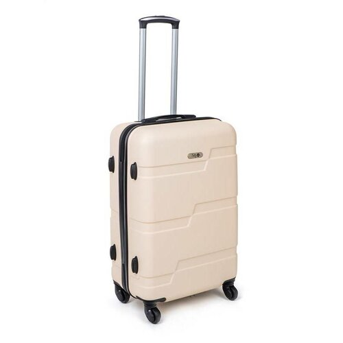 Pretty UP 3-dielna sada cestovných kufrov ABS25, slonovinová