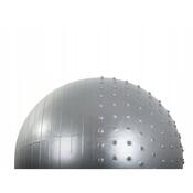 Gymnastik-Massageball 55 cm mit Pumpe, grau
