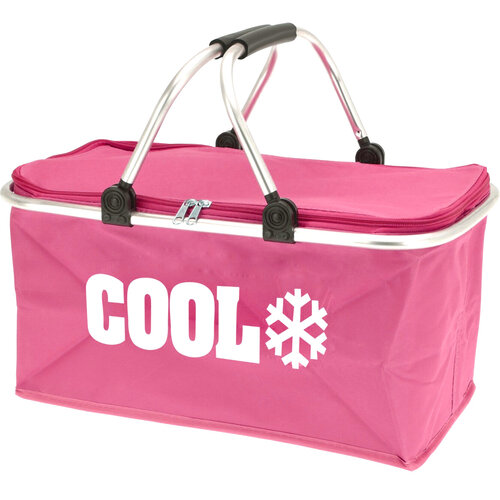 Chladiaci košík Cool ružová, 48 x 28 x 24 cm