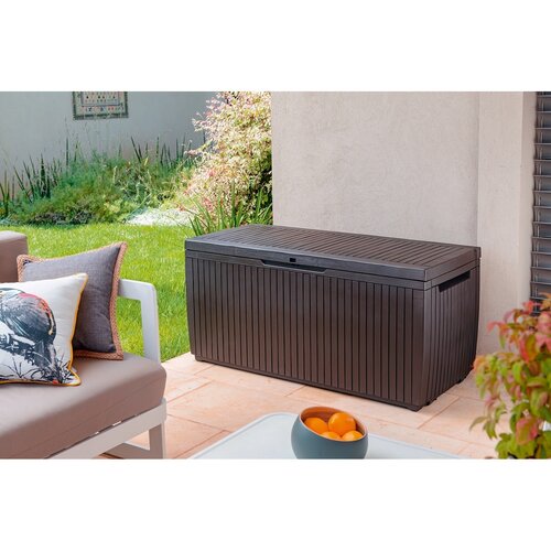 Keter Garten-Aufbewahrungsbox Springwood braun, 305 l
