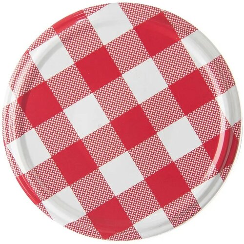 Orion 10-teiliger Satz Gewindedeckel Karo, 8,2 cm