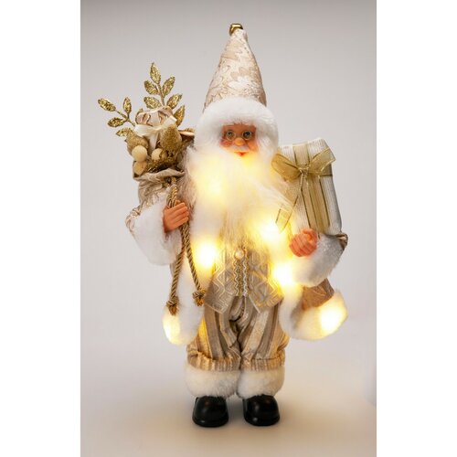 Decorațiune LED de Crăciun Moș Crăciun înpicioare, 20x10x30 cm