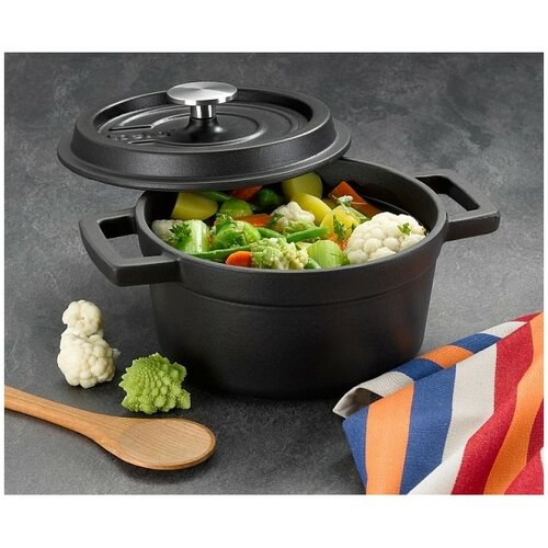 Kela Garnek żeliwny z pokrywką MINERO, 20 cm