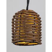 Lanț solar cu LED Rabalux 77047 cu 10 capete din rattan Rupit