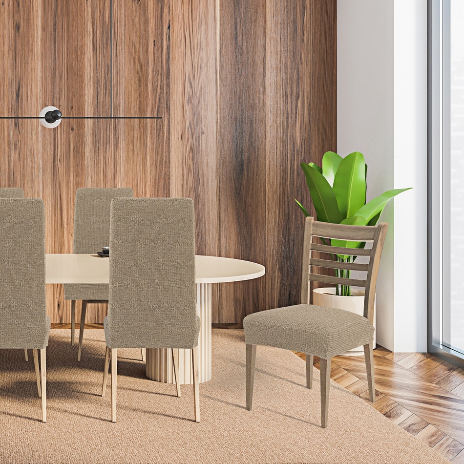 Denia multielasztikus székhuzat krémszínű, 40 x 60 cm, 2 db-os szett termék 2. képe