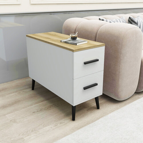 Stolik do odkładania Delta White