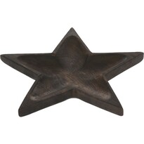 Miska z mangového dreva Star, 24 x 2 x 24 cm