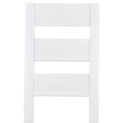 Scaun de masă din lemn masiv BC-2603 WT, alb