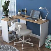Birou Haril Oak and White
