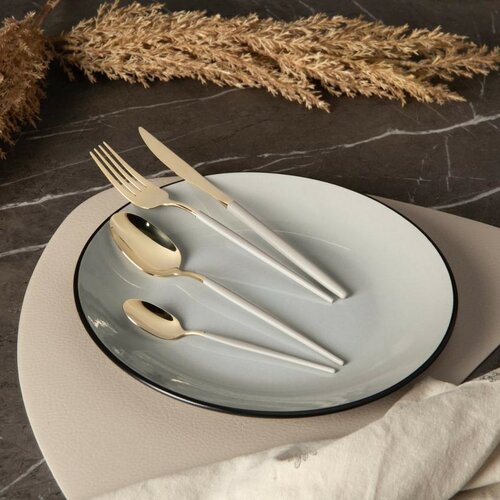 BerlingerHaus 24-teiliges Edelstahlbesteck-Set Sahara