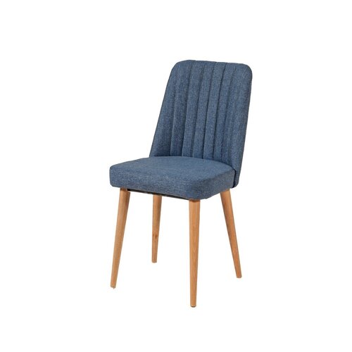 Jedálenská stolička Vina Dark Blue and Atlantic Pine