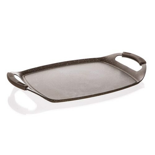 Banquet Grilovací plotna Granite Dark Brown, 47 x 28 cm