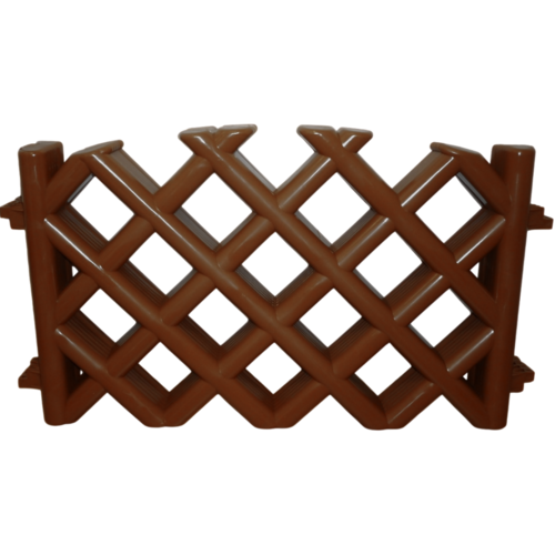 Gartenzaun Gitter, braun