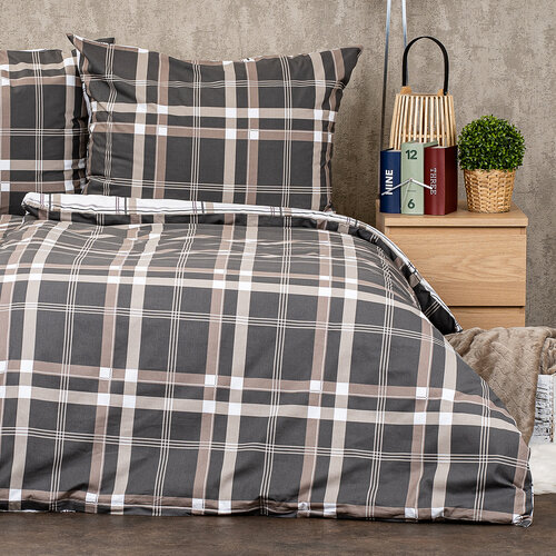 Lenjerie de pat 4Home Scotch, din bumbac, 140 x 200 cm, 70 x 90 cm