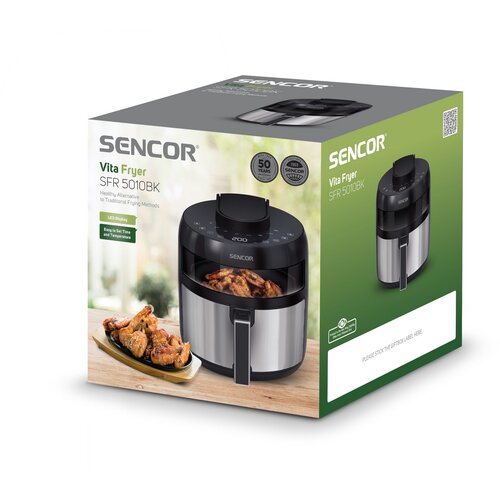 Sencor SFR 5010BK horúci vzduchový fritéza