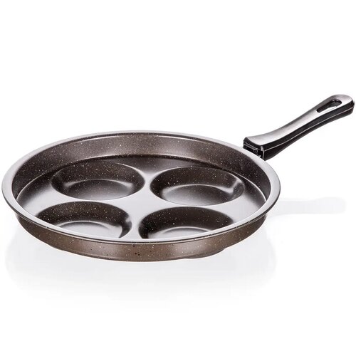 Banquet Pfanne für 4 Hefepfannkuchen GRANITE  Brown, 24 cm