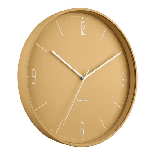 Karlsson 5735YE dizajnové nástenné hodiny, pr. 40 cm