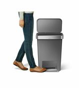 Simplehuman Pedálový odpadkový koš 45 l, šedá