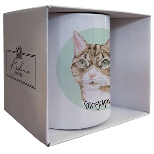 Bohemia Gifts Cană ceramică - Singapura, 350 ml