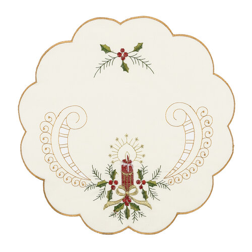 Vianočné prestieranie Cezmína, 35 cm, súprava 4 ks