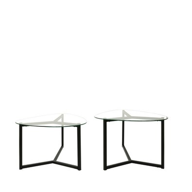 Sada konferenčních stolků Bellisimo Black, 2 ks