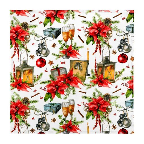 Bellatex Tischdecke Weihnachten Stern, 50 x 50 cm