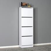 Skrinka na topánky Sham White