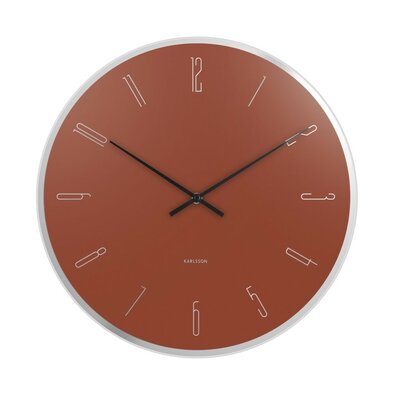 Karlsson KA5800BR Designové nástěnné hodiny, 40 cm