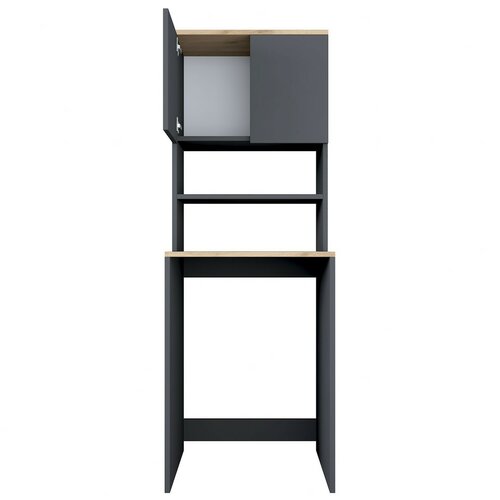 Skriňa Karin Anthracite a Walnut nad práčkou