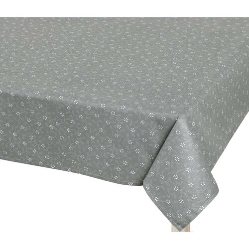 Bellatex Tischdecke Adéla Kletterblümchen grau, 120 x 140 cm