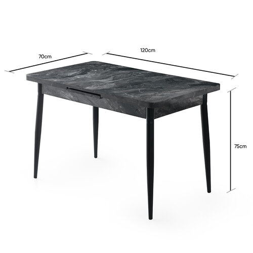 Esstisch Ay Anthracite