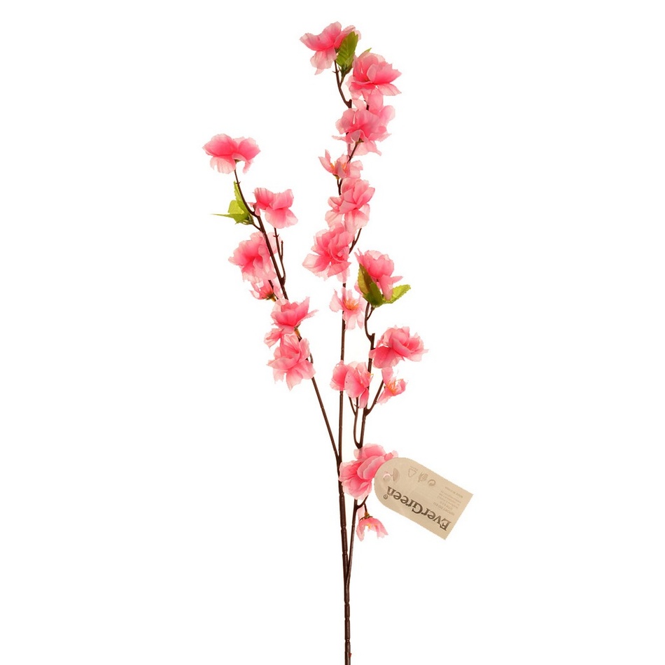 Umělá Sakura, 3 výhonky, v. 66 cm, růžová