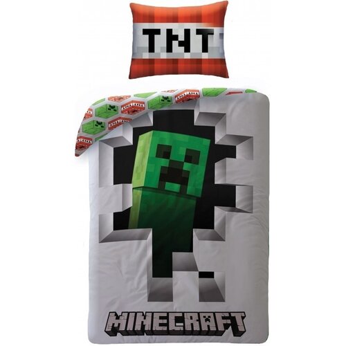 Bavlnené obliečky Minecraft 107, 140 x 200 cm, 70 x 90 cm