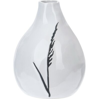 Porcelánová váza Art s dekorem trávy, 11 x 14 cm