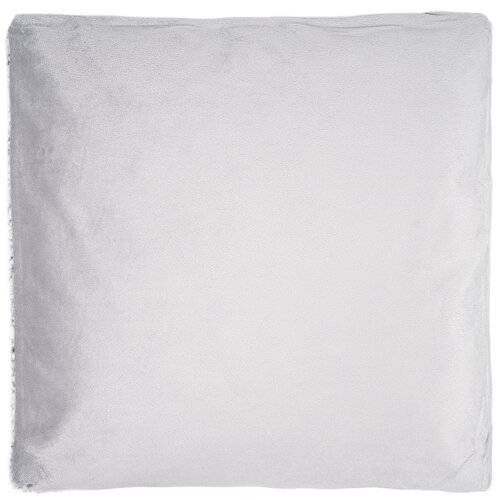 Kunstpelzkissen Grau, 45 x 45 cm