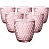 Bormioli Rocco 6-dielna sada pohárov Lilac, 290 ml, růžová